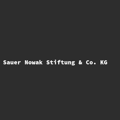 Hersteller: Sauer Nowak Stiftung &amp; Co. KG