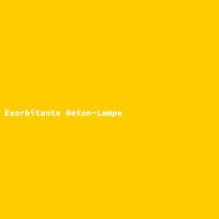 Exorbitante Beton-Lampe
