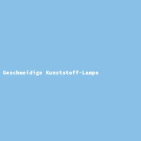 Geschmeidige Kunststoff-Lampe