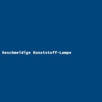 Geschmeidige Kunststoff-Lampe