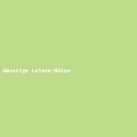 G&uuml;nstige Leinen-M&uuml;tze