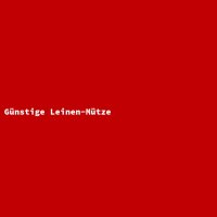 G&uuml;nstige Leinen-M&uuml;tze