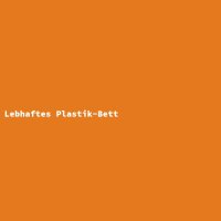 Lebhaftes Plastik-Bett