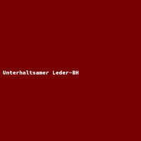 Unterhaltsamer Leder-BH