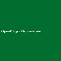 Eigenwilliges Viscose-Kissen