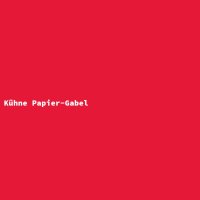 K&uuml;hne Papier-Gabel