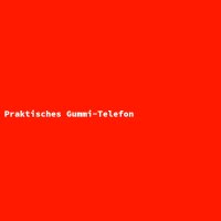 Praktisches Gummi-Telefon