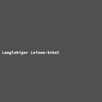 Langlebiger Leinen-Schal