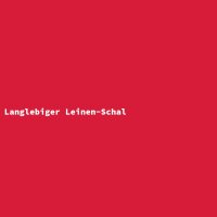 Langlebiger Leinen-Schal