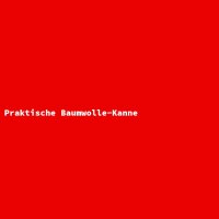 Praktische Baumwolle-Kanne