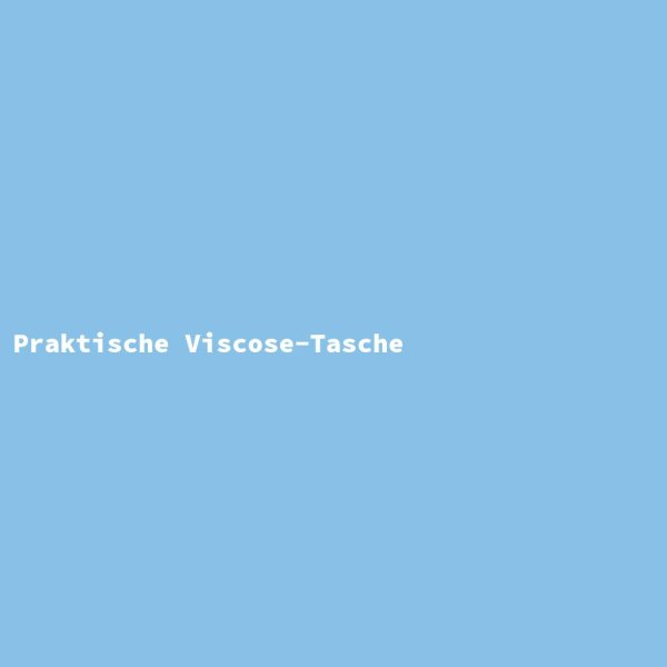 Praktische Viscose-Tasche