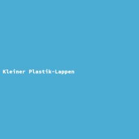 Kleiner Plastik-Lappen
