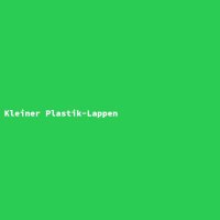 Kleiner Plastik-Lappen