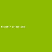 Schicker Leinen-Akku